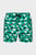 Мужские зеленые плавательные шорты с узором MEDIUM DRAWSTRING PRINT
