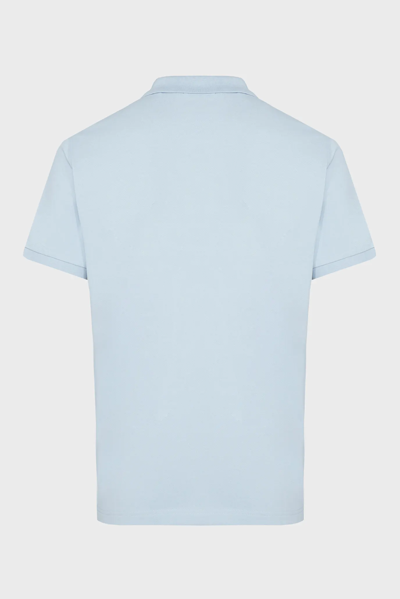 Мужское голубое поло REG SHIELD SS PIQUE 2