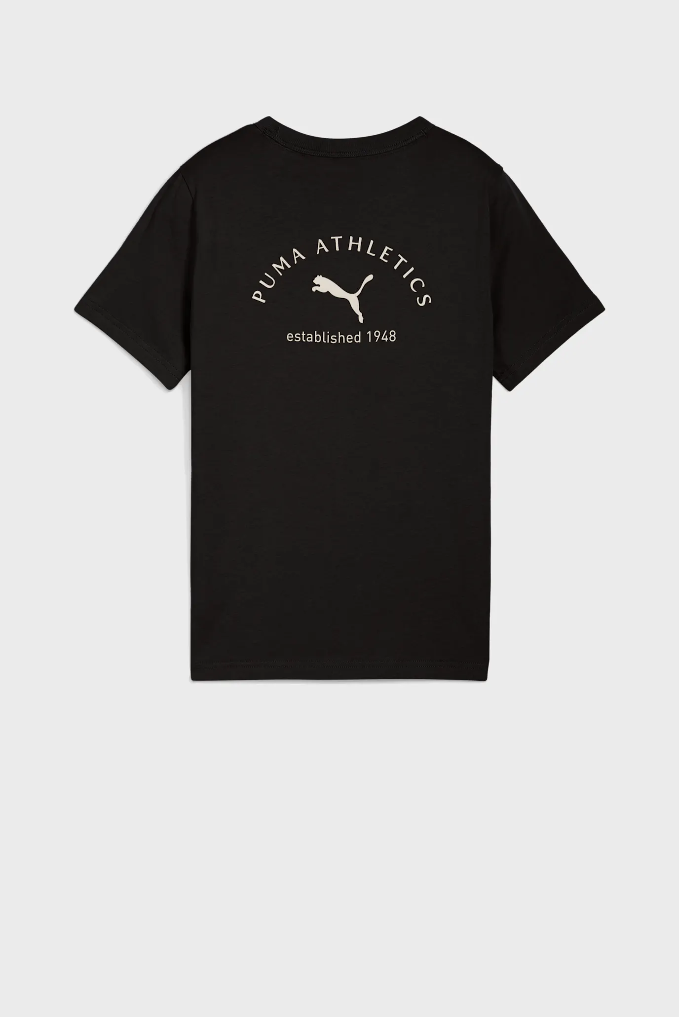 Детская черная футболка PUMA Class Graphic Tee Youth 5