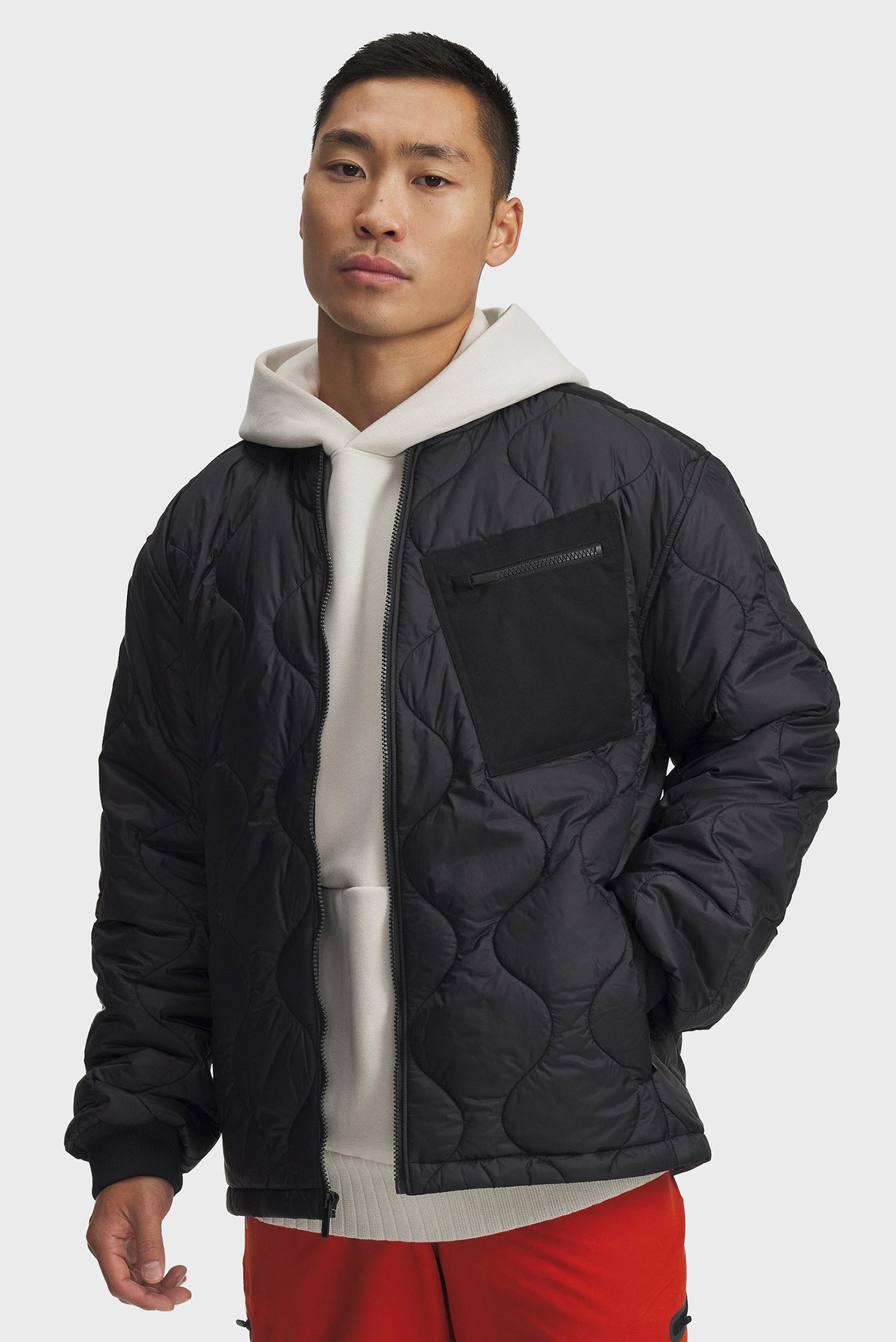 Мужской черный бомбер UA Heritage Jkt Черный XL Under Armour 6000522-001 Мужской черный бомбер UA Heritage Jkt Черный XL Under Armour 6000522-001