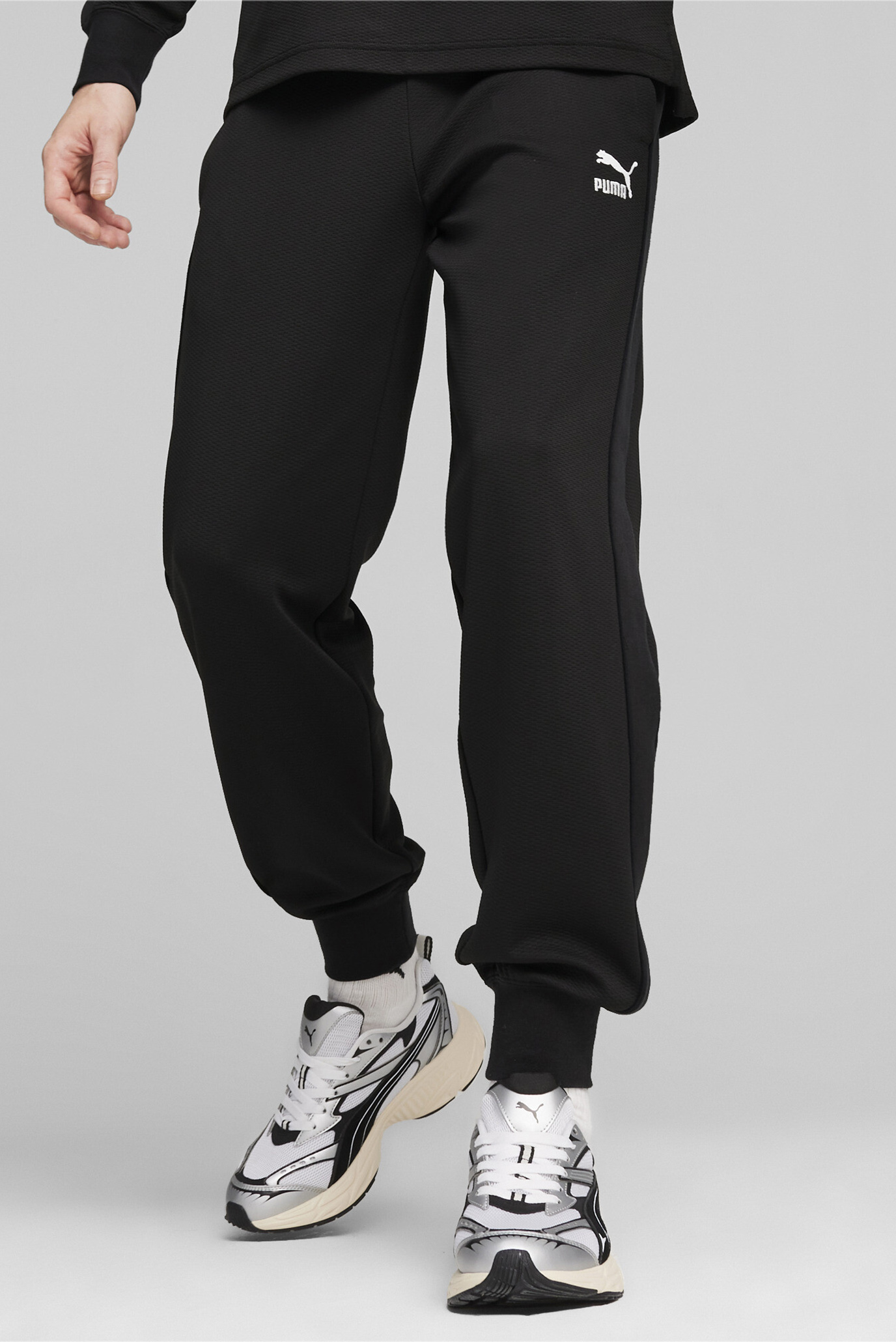 Чоловічі чорні спортивні штани T7 Men's Track Pants 1