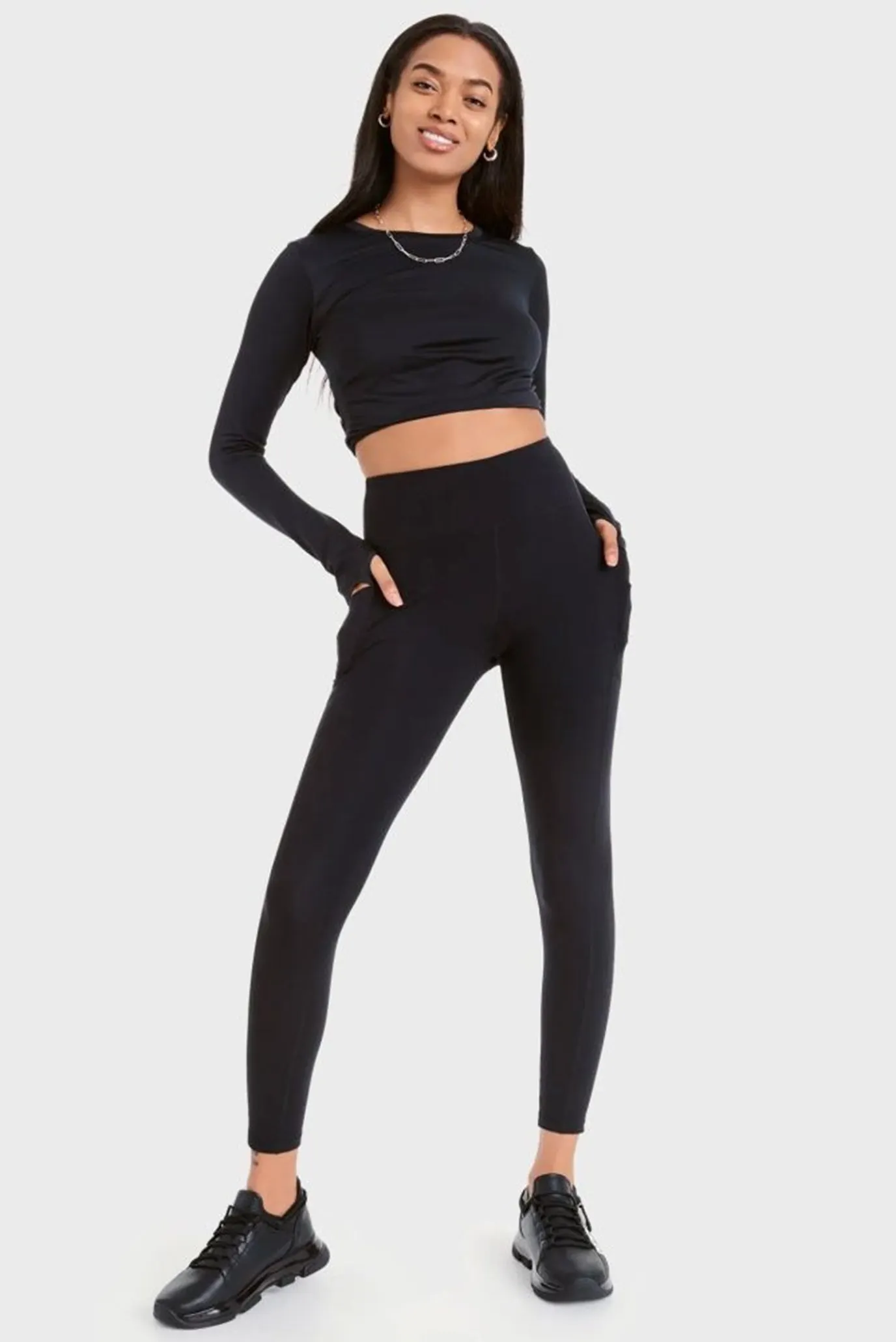 Жіночі чорні легінси 2