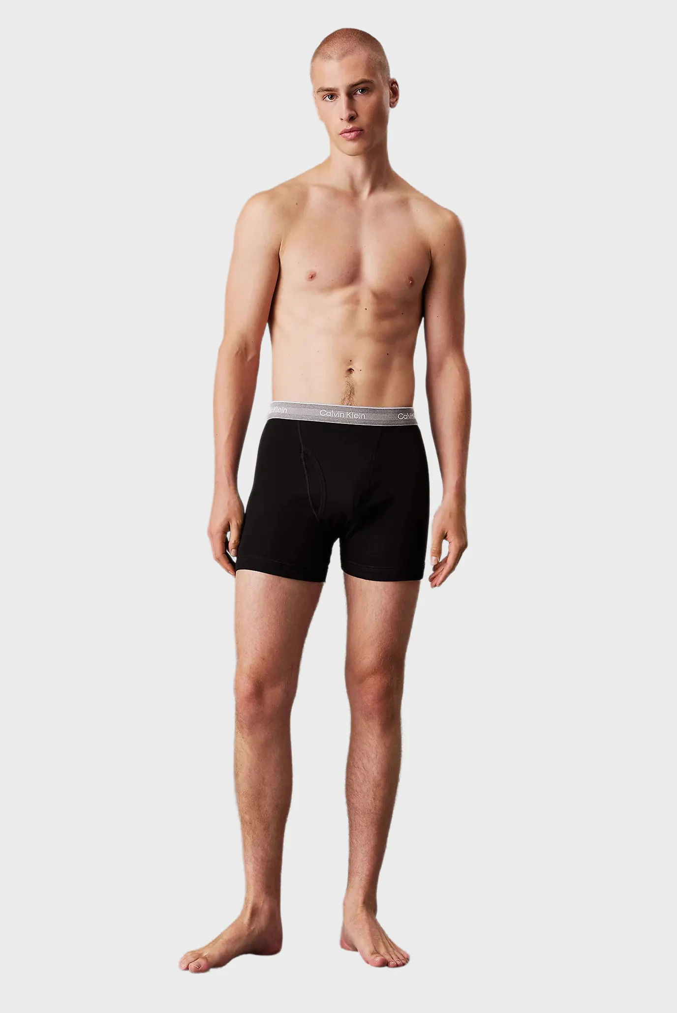 Чоловічі чорні боксери (3 шт) BOXER BRIEF 3PK 4