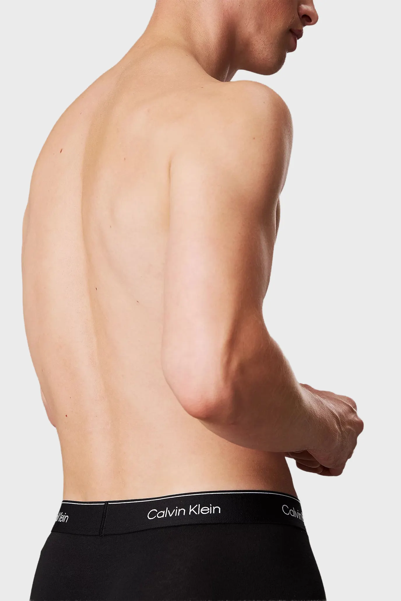 Мужские черные боксеры (3 шт) LOW RISE TRUNK 5