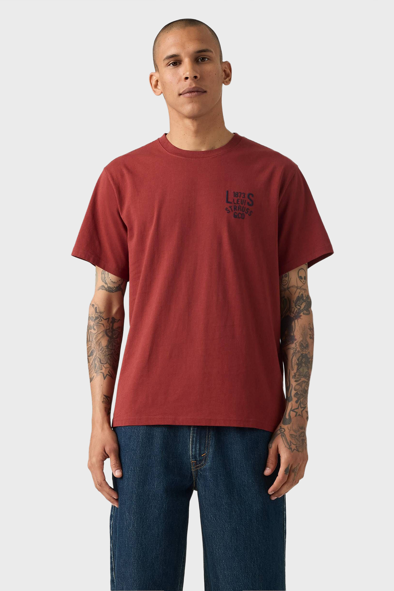 Мужская бордовая футболка Бордовый XXL Levi’s® 16143;2089 Мужская бордовая футболка Бордовый XXL Levi’s® 16143;2089