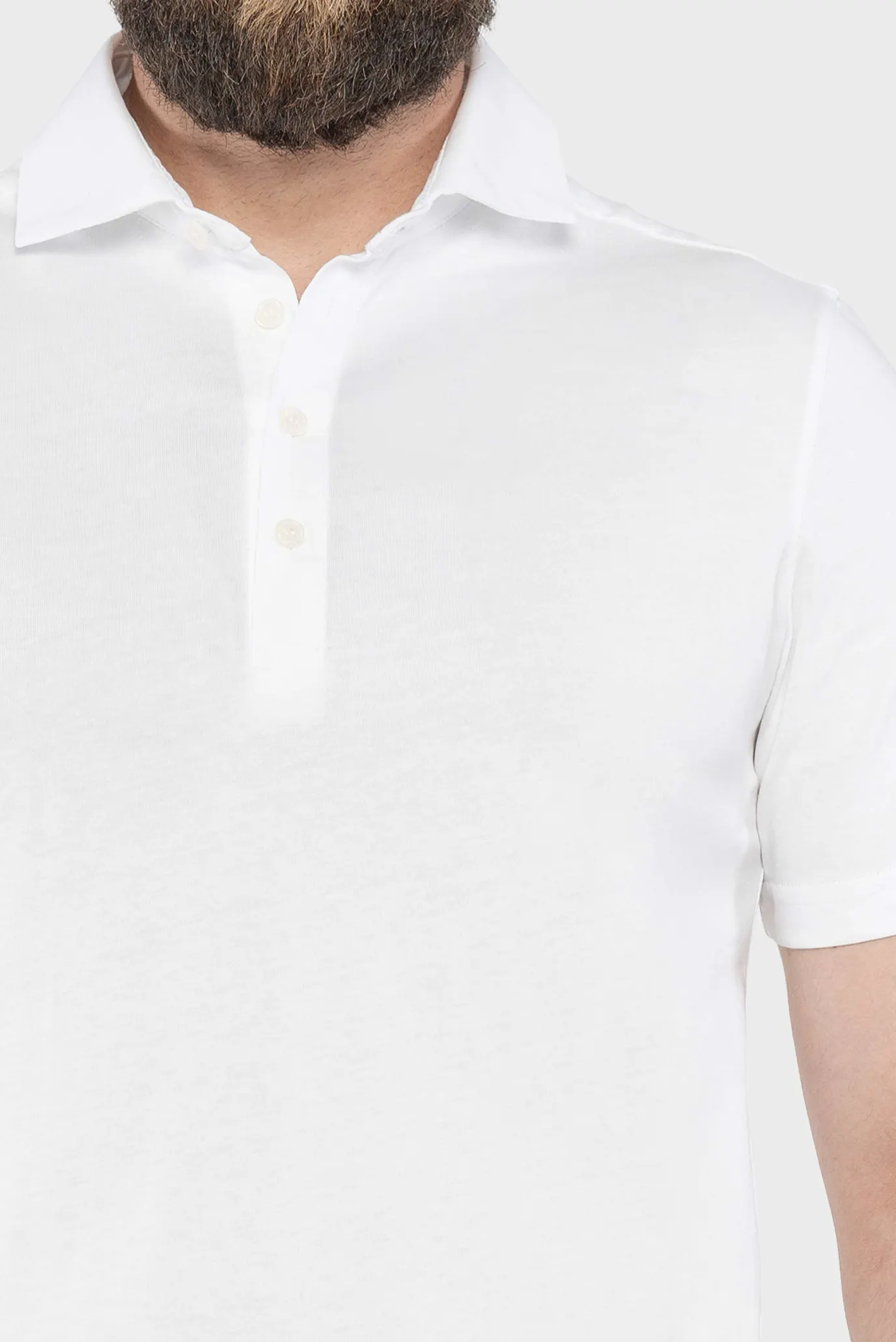 Чоловіче біле поло 5