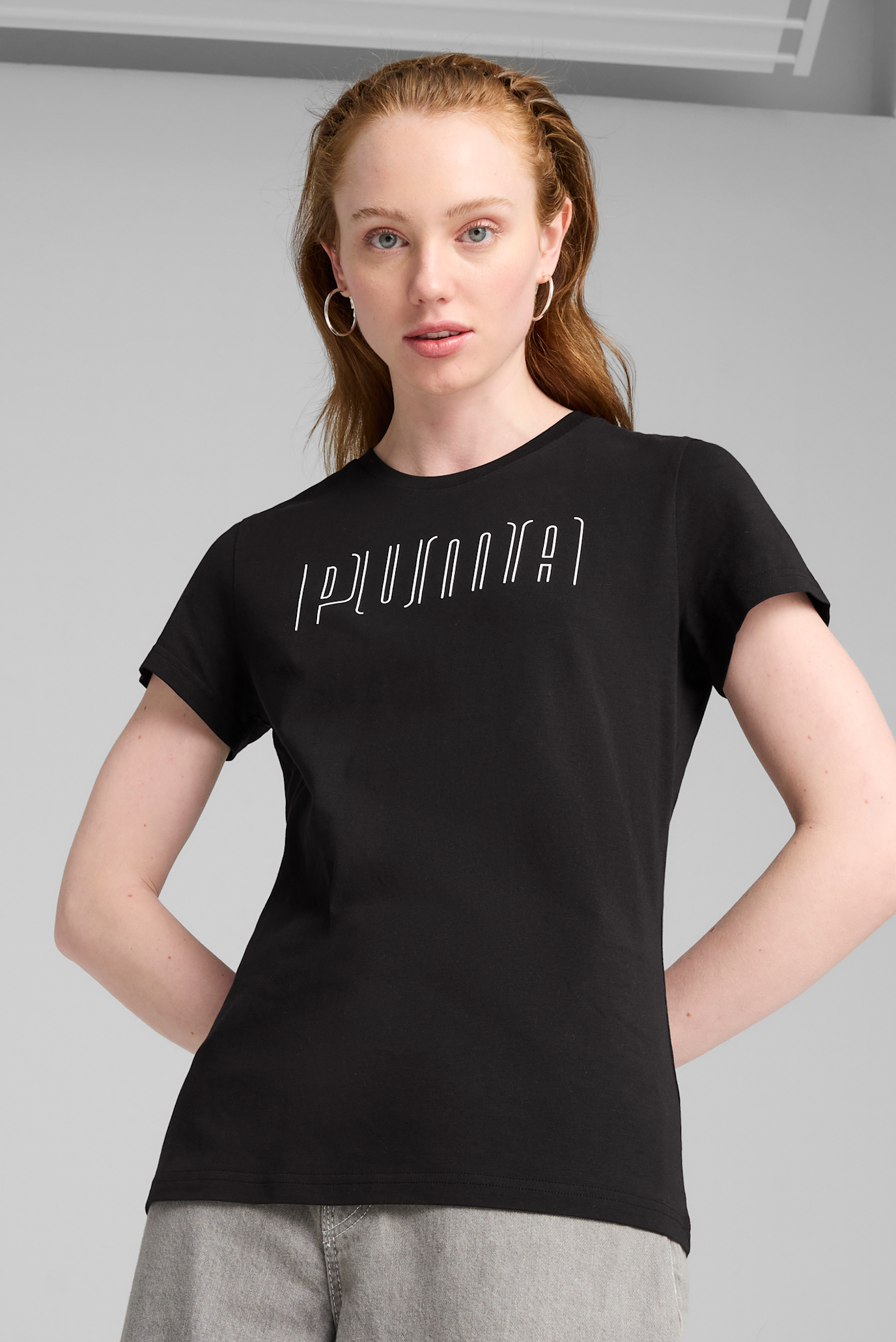 Жіноча чорна футболка PUMA SPORT Graphic Tee Women 1