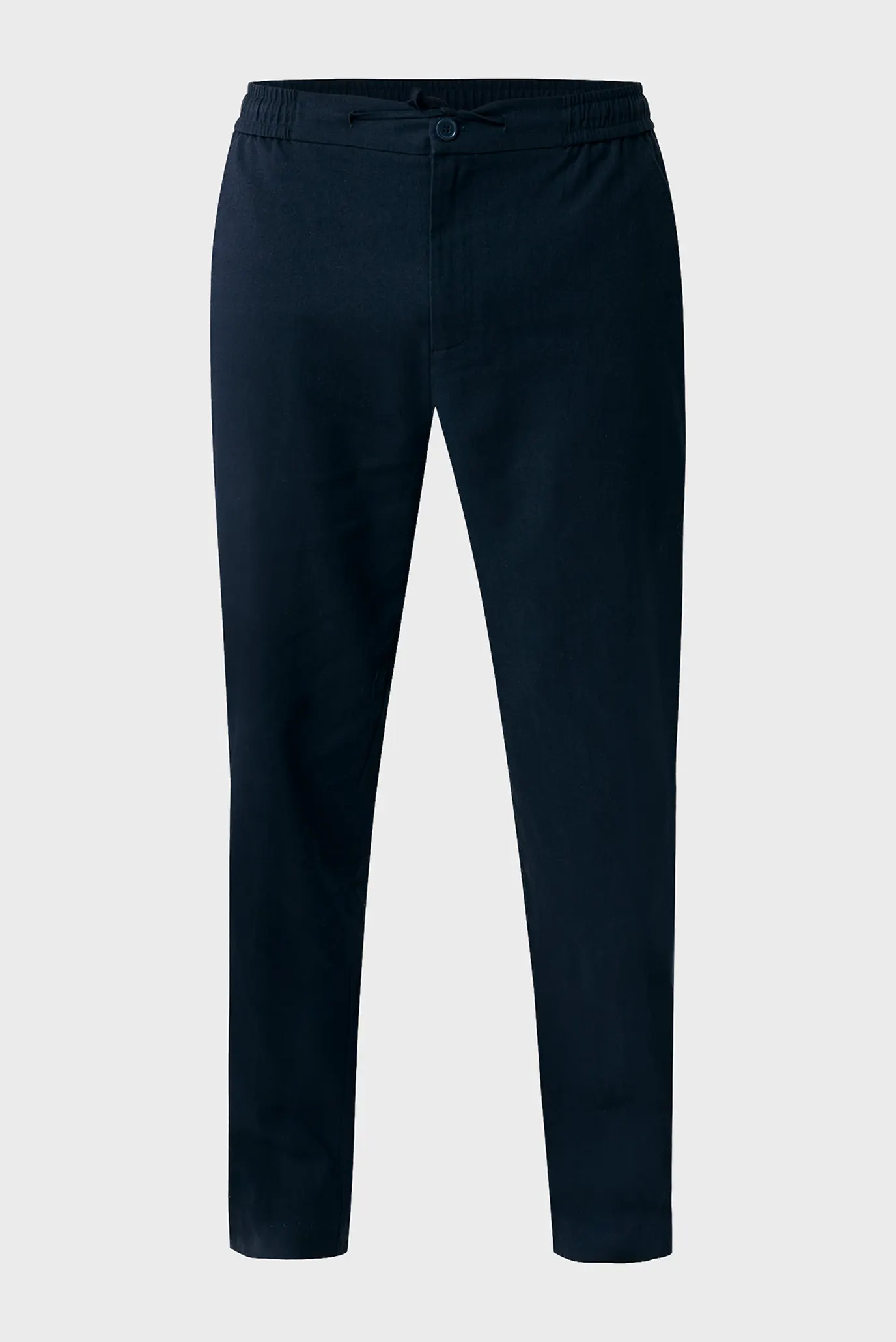 Чоловічі темно-сині лляні брюки ETHAN Basic linen pants 5