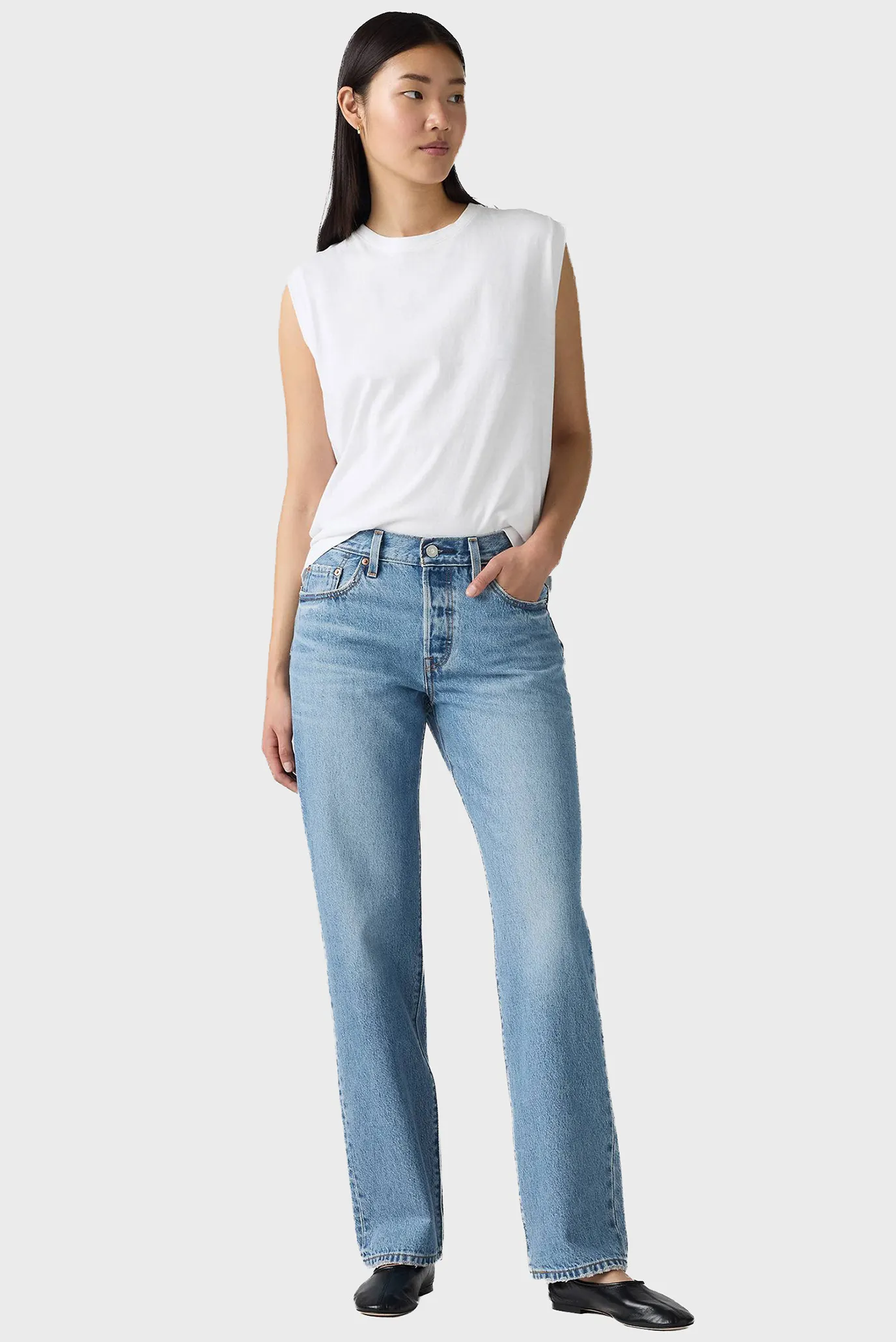 Женские голубые джинсы 501® 2