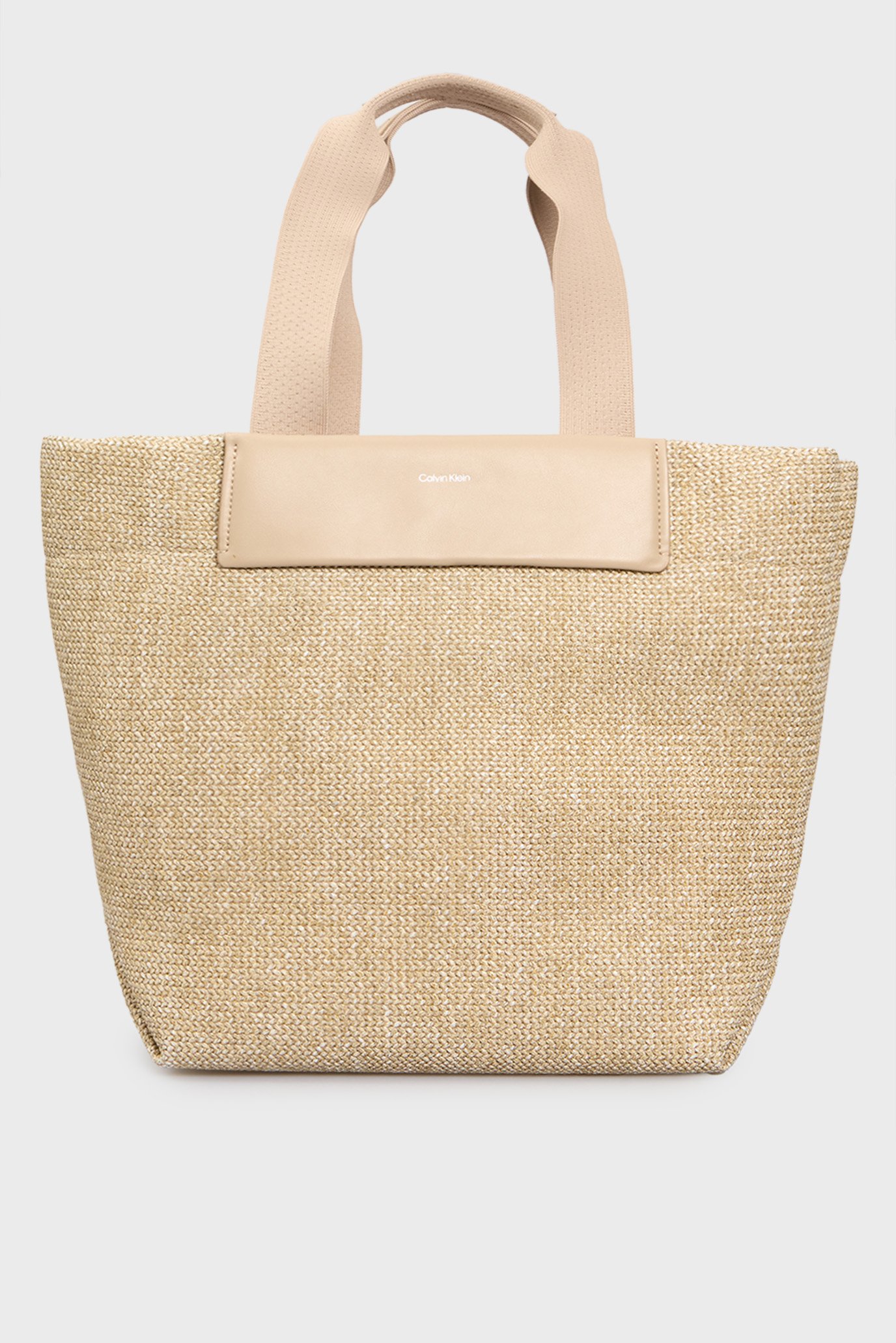 Женская бежевая сумка CK RAFFIA MEDIUM SHOPPER Бежевый ONESIZE Calvin Klein K60K613174 Женская бежевая сумка CK RAFFIA MEDIUM SHOPPER Бежевый ONESIZE Calvin Klein K60K613174