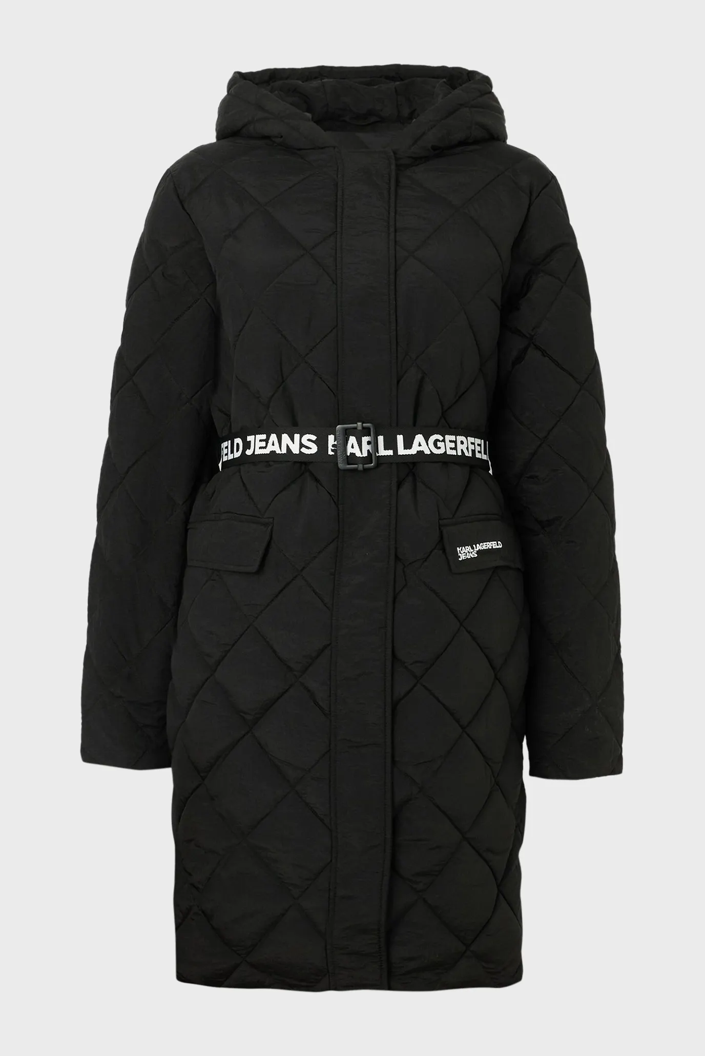 Женская черная куртка padded 1