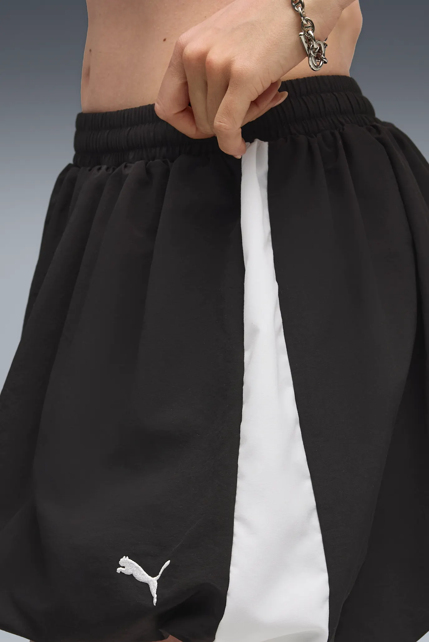 Женская черная юбка T7 Balloon Skirt Women 6