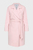 Женское розовое шерстяное пальто