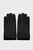Чоловічі чорні шкіряні рукавички CASHMERE LINED LEATHER GLOVES
