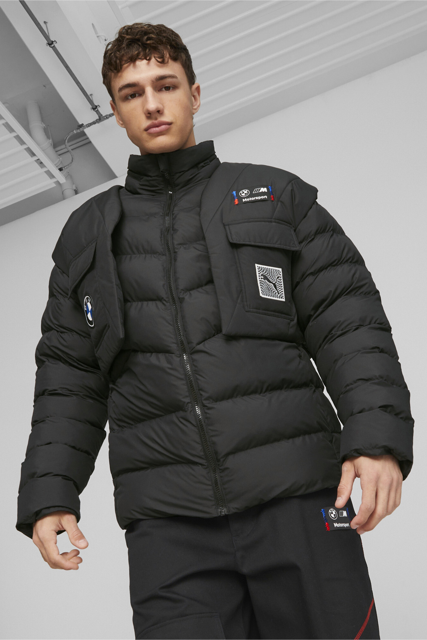 Чоловіча чорна куртка BMW M Motorsport Garage Crew Men's Jacket 1