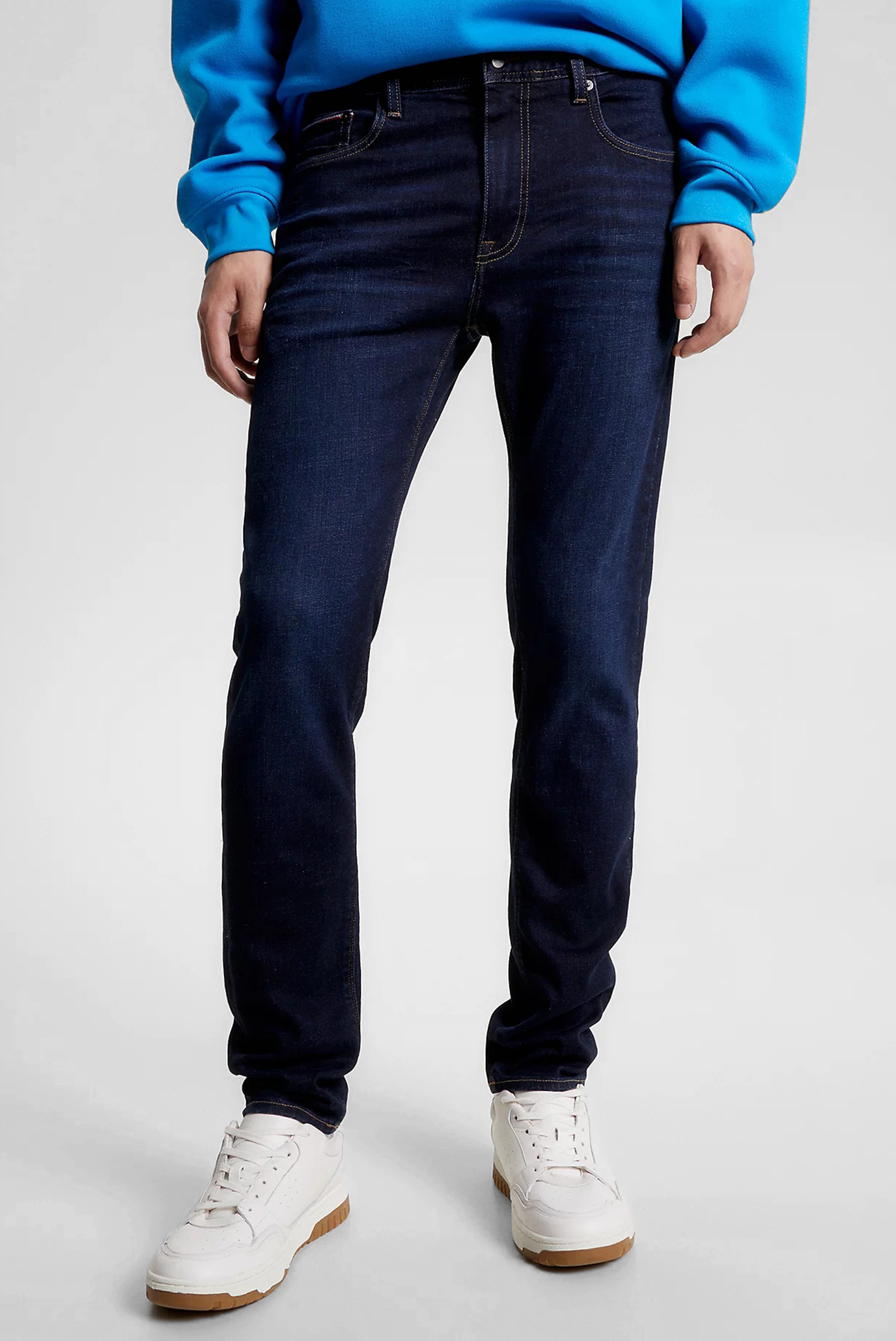 Чоловічі темно-сині джинси SLIM BLEECKER PSTR TITAN INDIGO 1