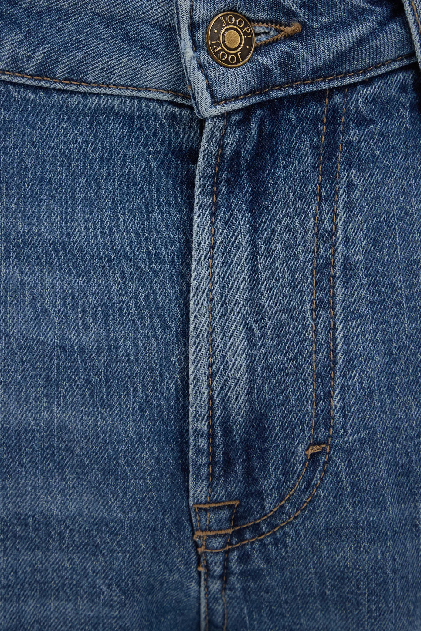 Мужские синие джинсы 4