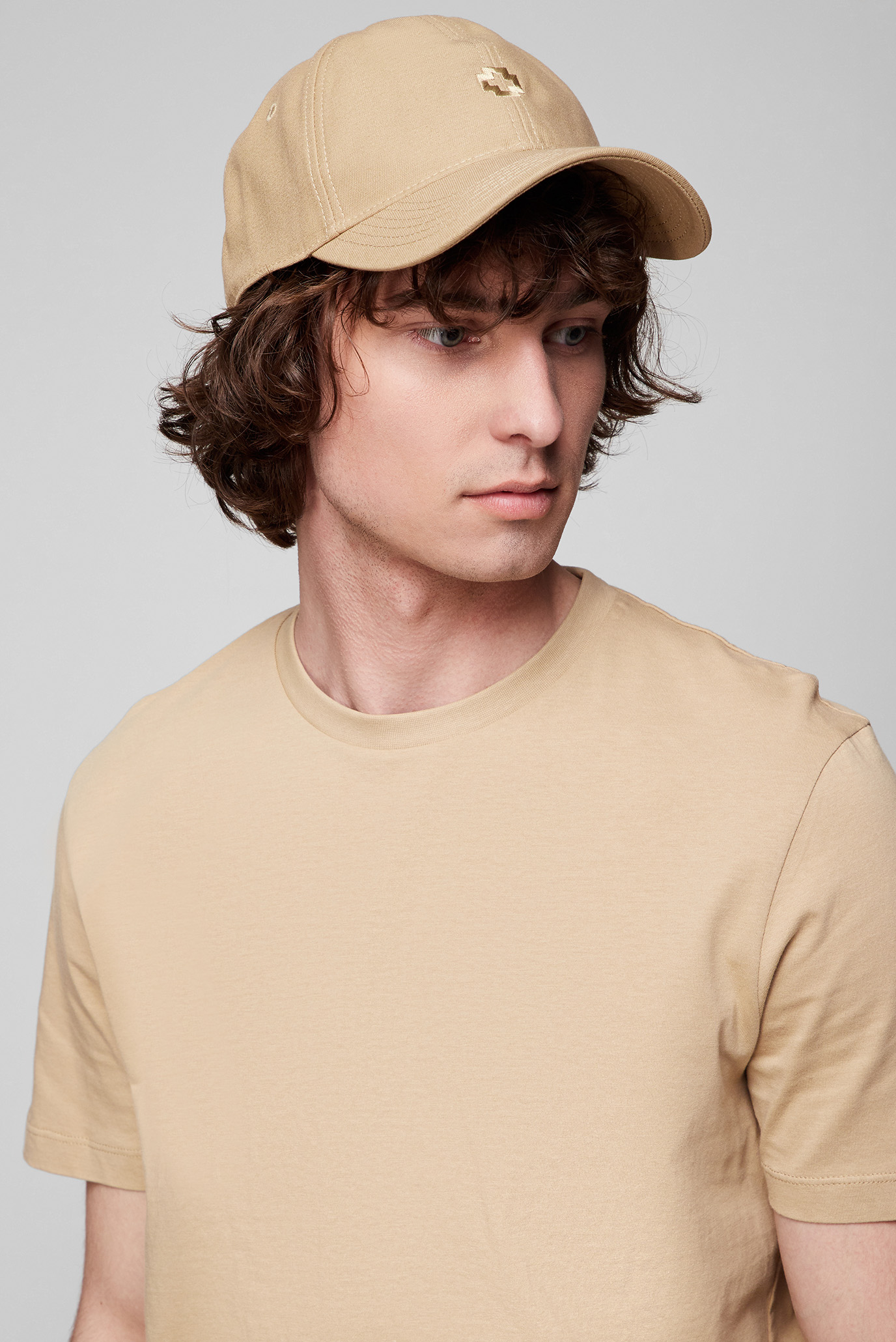 Мужская бежевая кепка Cortez-CAP Strellson 10015716-30036319 — MD-Fashion