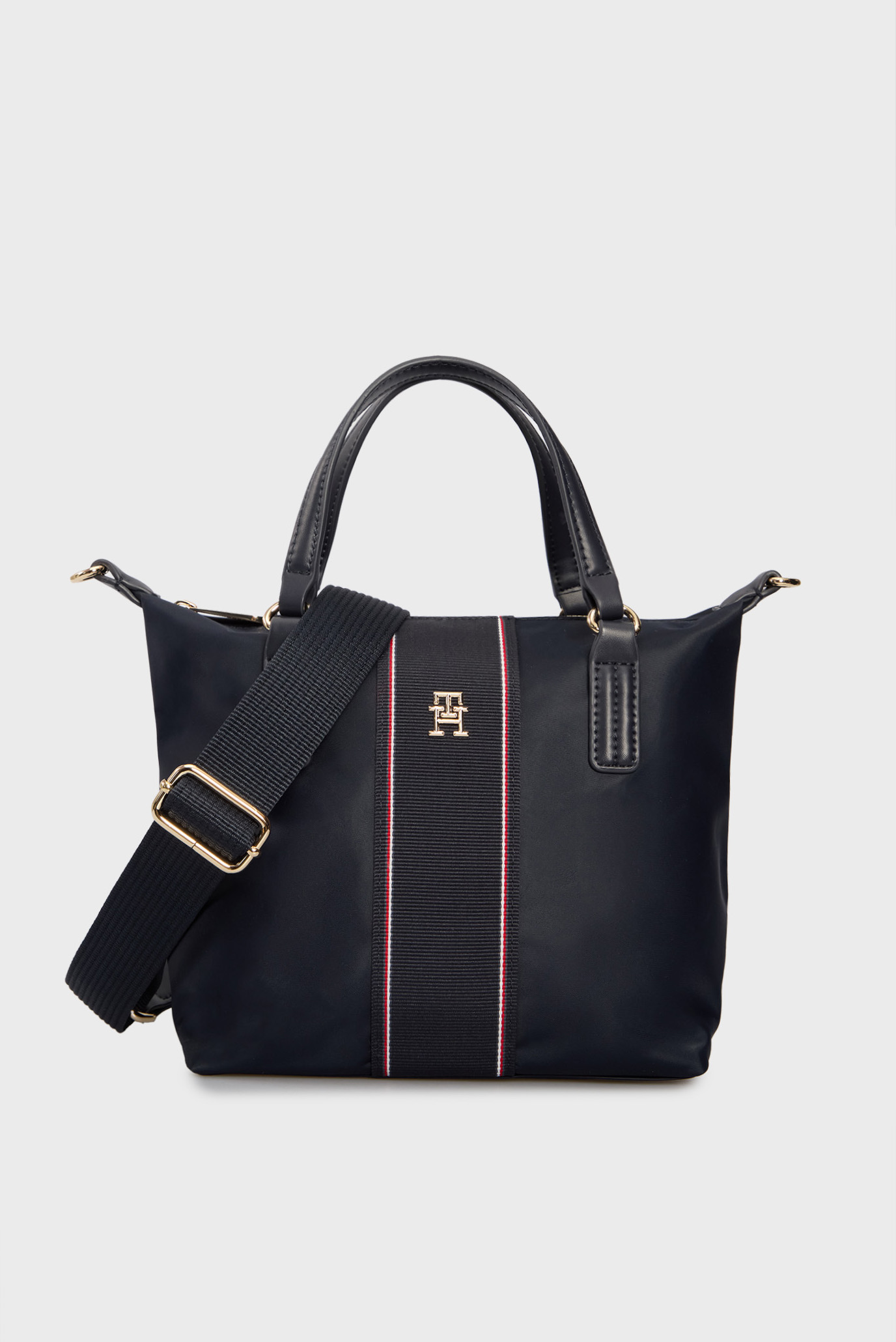 Женская темно-синяя сумка POPPY SMALL TOTE CORP Синий ONESIZE Tommy Hilfiger AW0AW17204 Женская темно-синяя сумка POPPY SMALL TOTE CORP Синий ONESIZE Tommy Hilfiger AW0AW17204