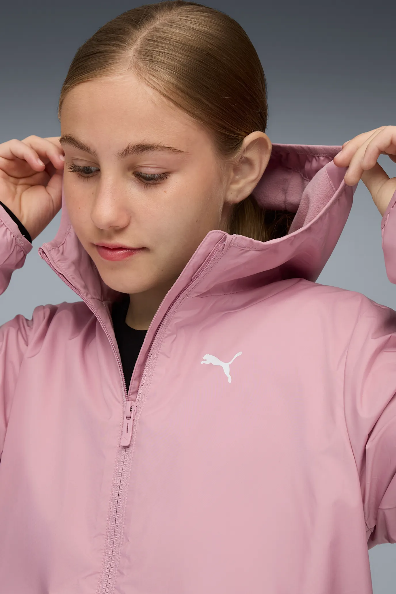 Дитяча рожева вітровка Fleece Lined Windbreaker Youth 6