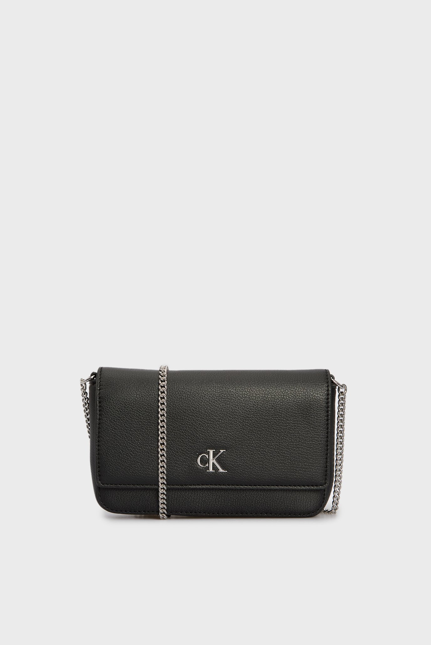 Женская черная сумка MINIMAL MONOGRAM EW FLAP PH/CB19 1