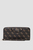 Жіночий коричневий гаманець з візерунком