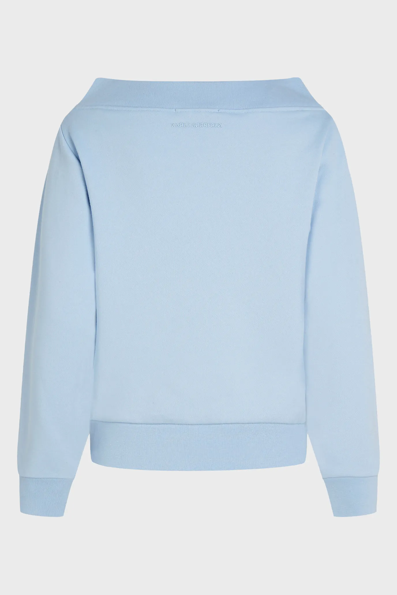 Женский голубой свитшот RHINESTONE LOGO 2