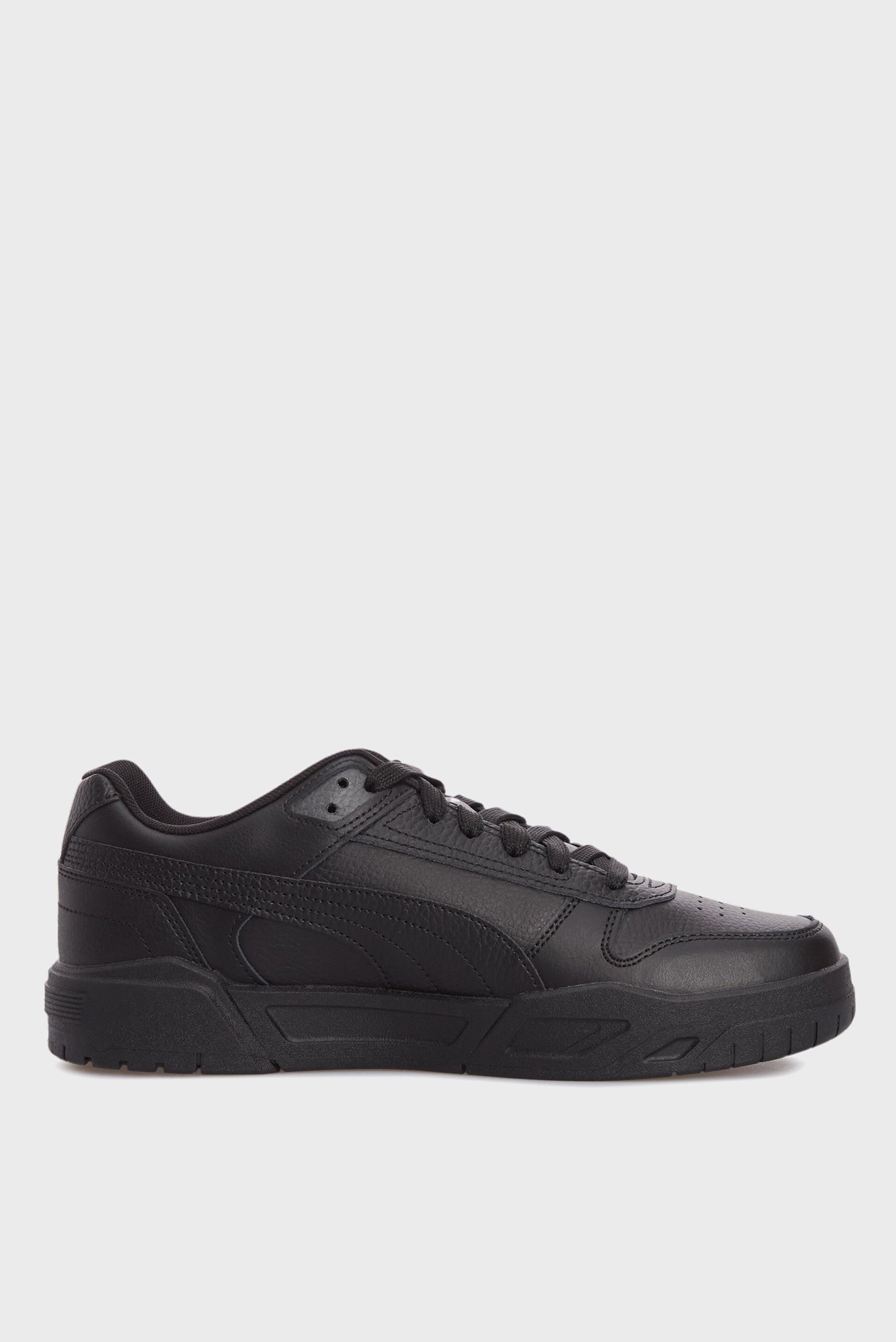 Чорні шкіряні снікерси RBD Tech Classic Unisex Sneakers 1