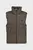 Мужской коричневый шерстяной жилет WOOL PADDED VEST