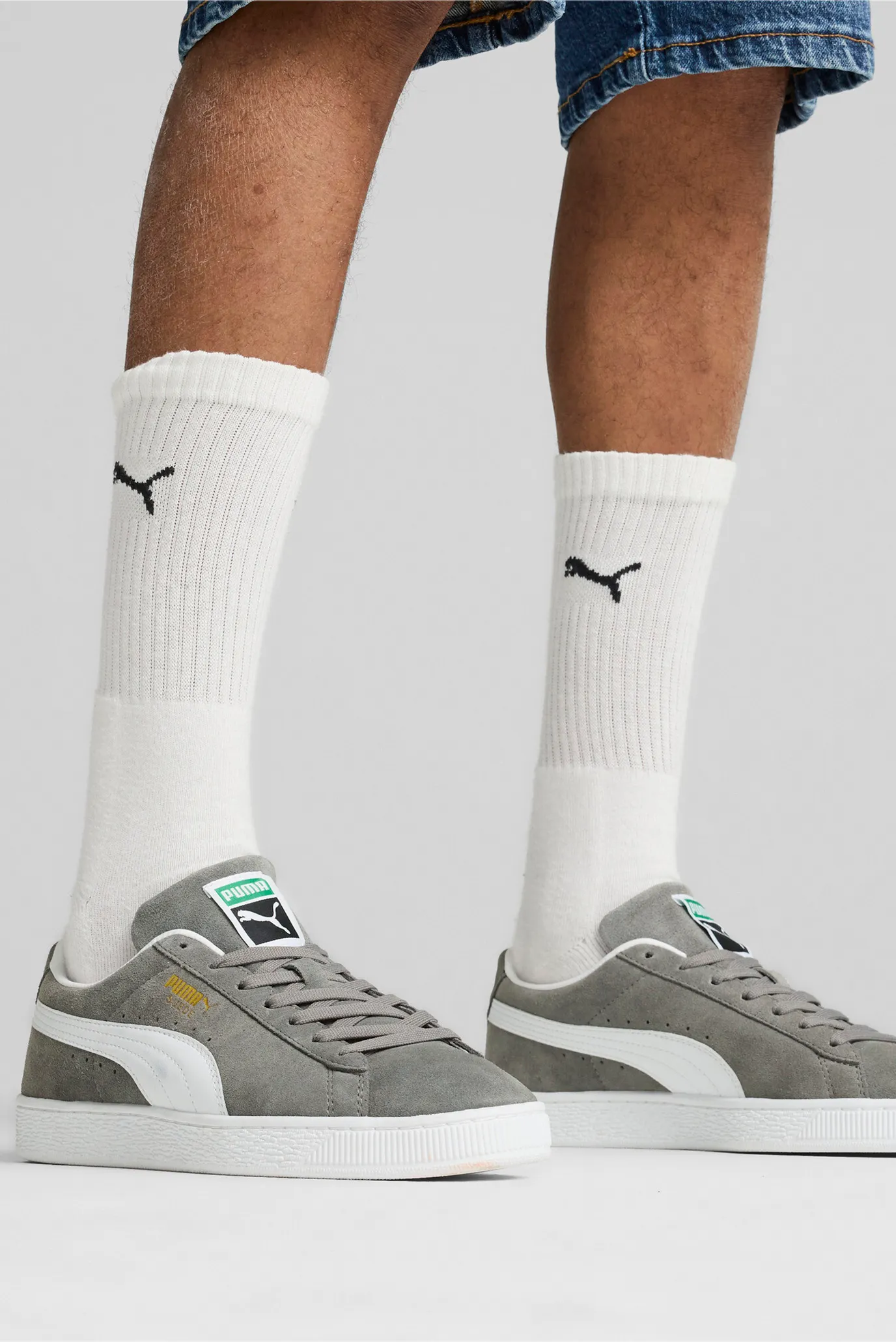 Серые замшевые сникерсы Suede Classic Sneakers Unisex 2