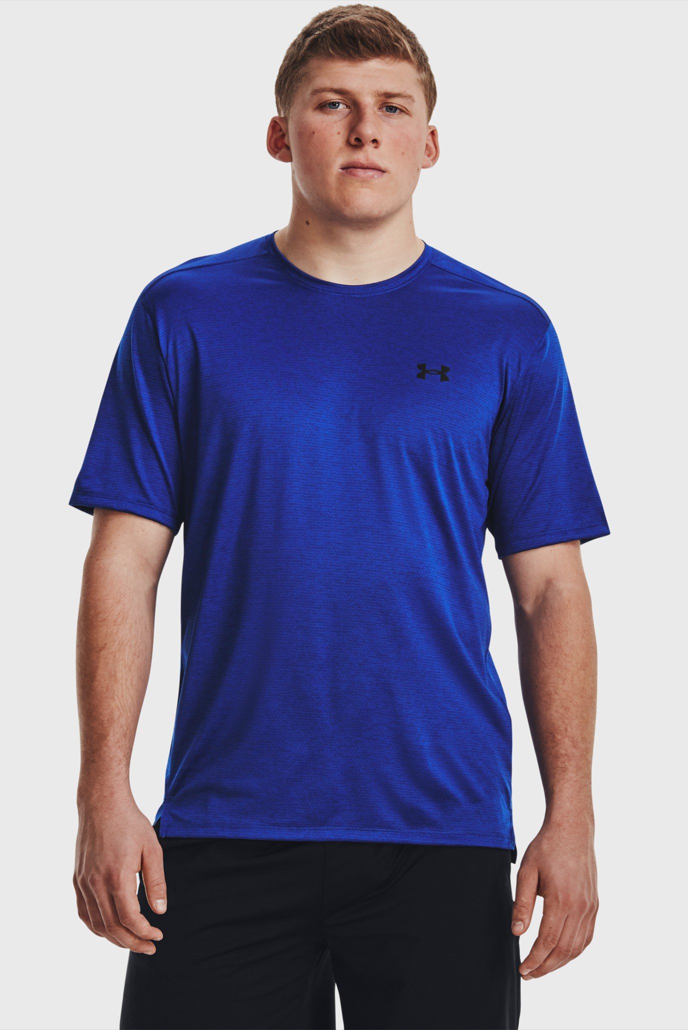 Мужская синяя футболка UA Tech Vent SS 1