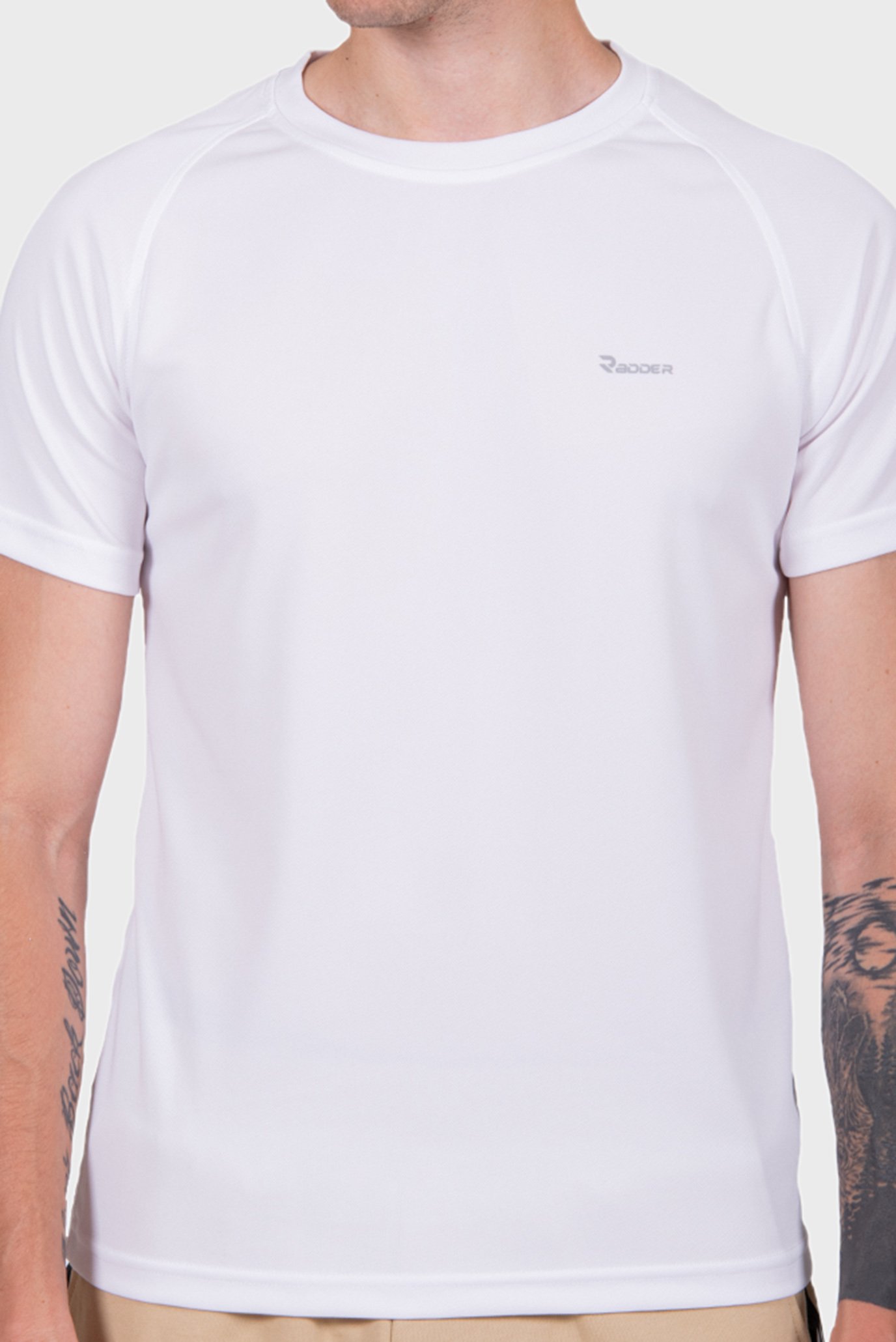 Мужская белая футболка Lensa 1