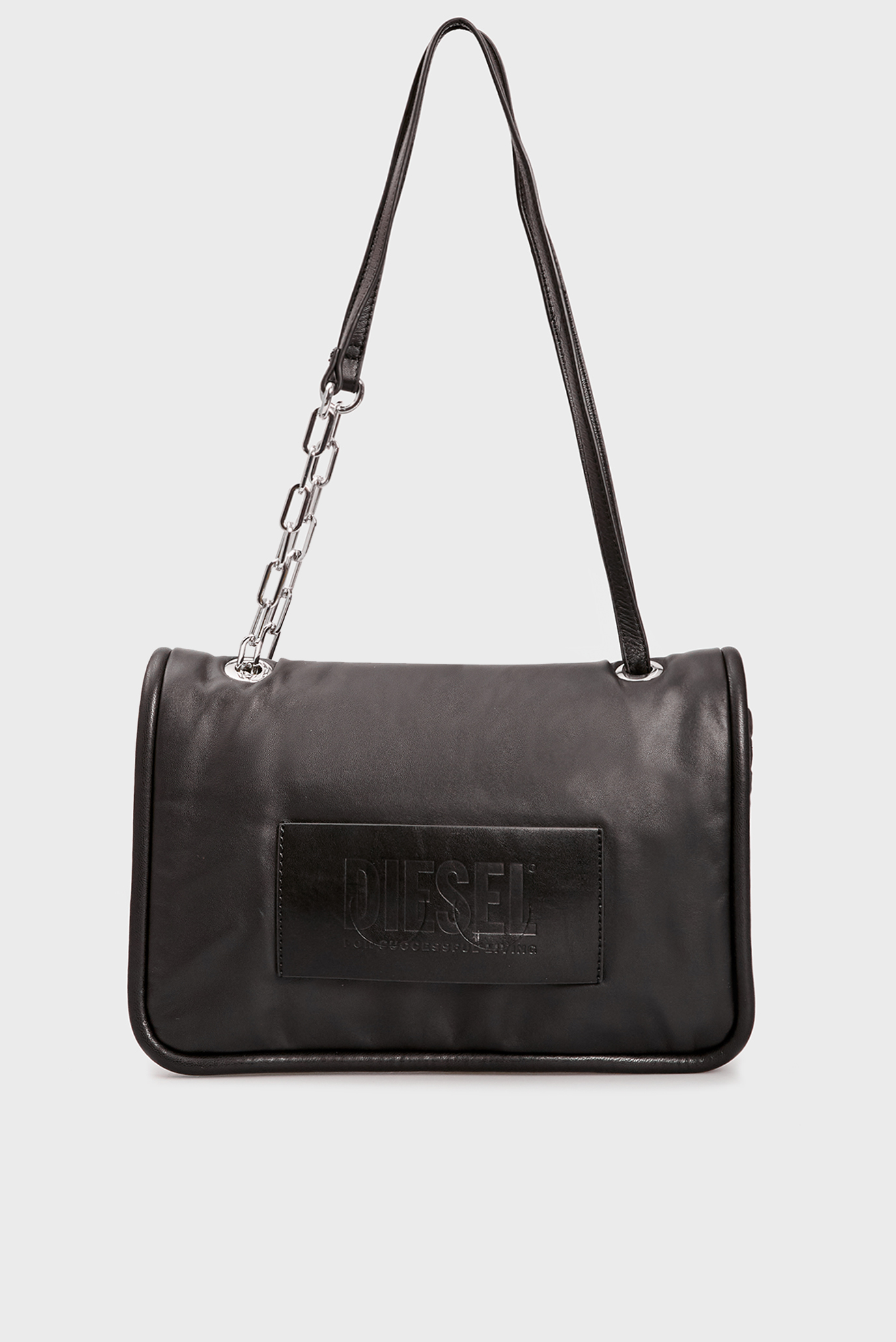 Женская черная кожаная сумка MEOY / EYEBAG 1