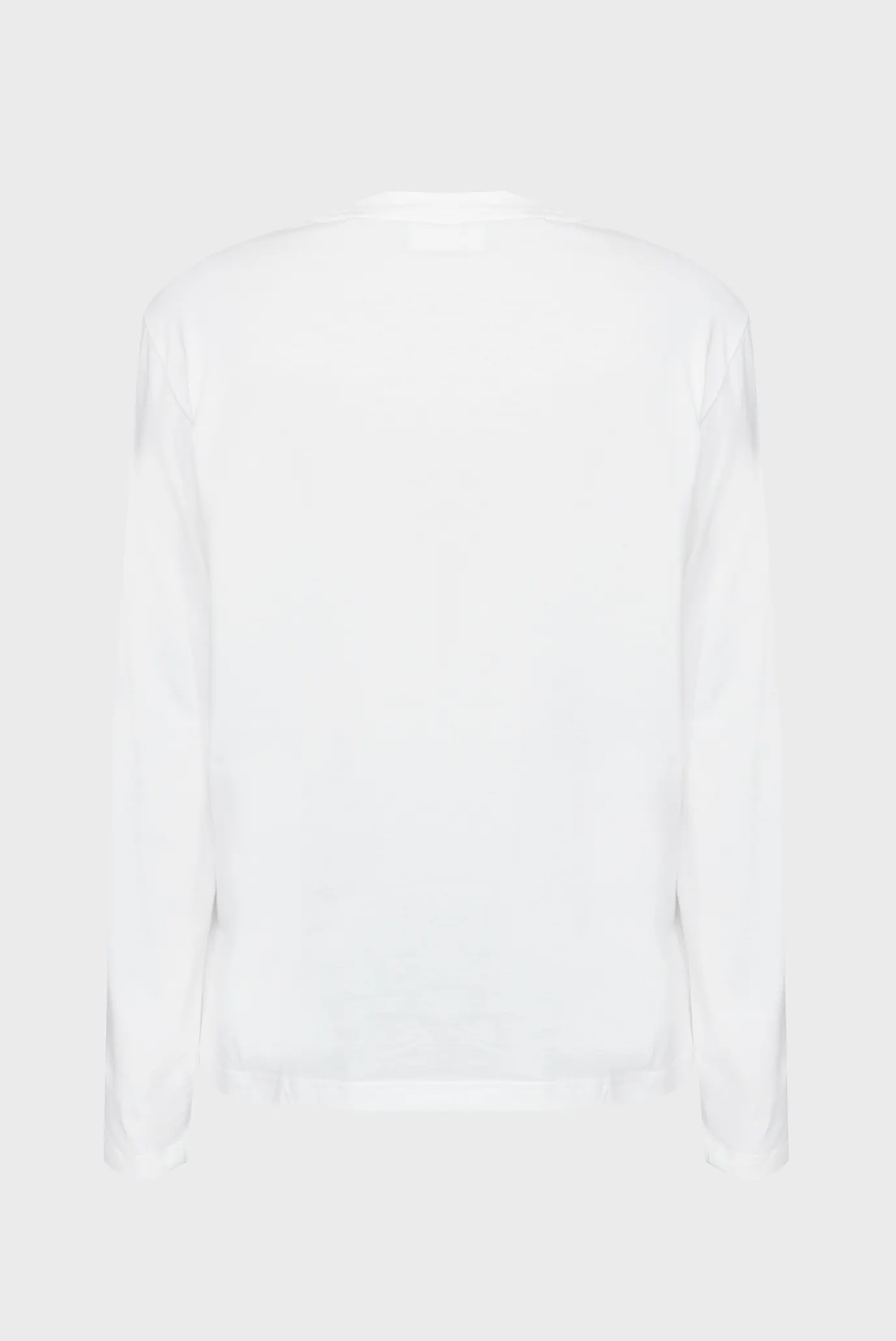 Чоловічий білий лонгслів REG TONAL SHIELD 7