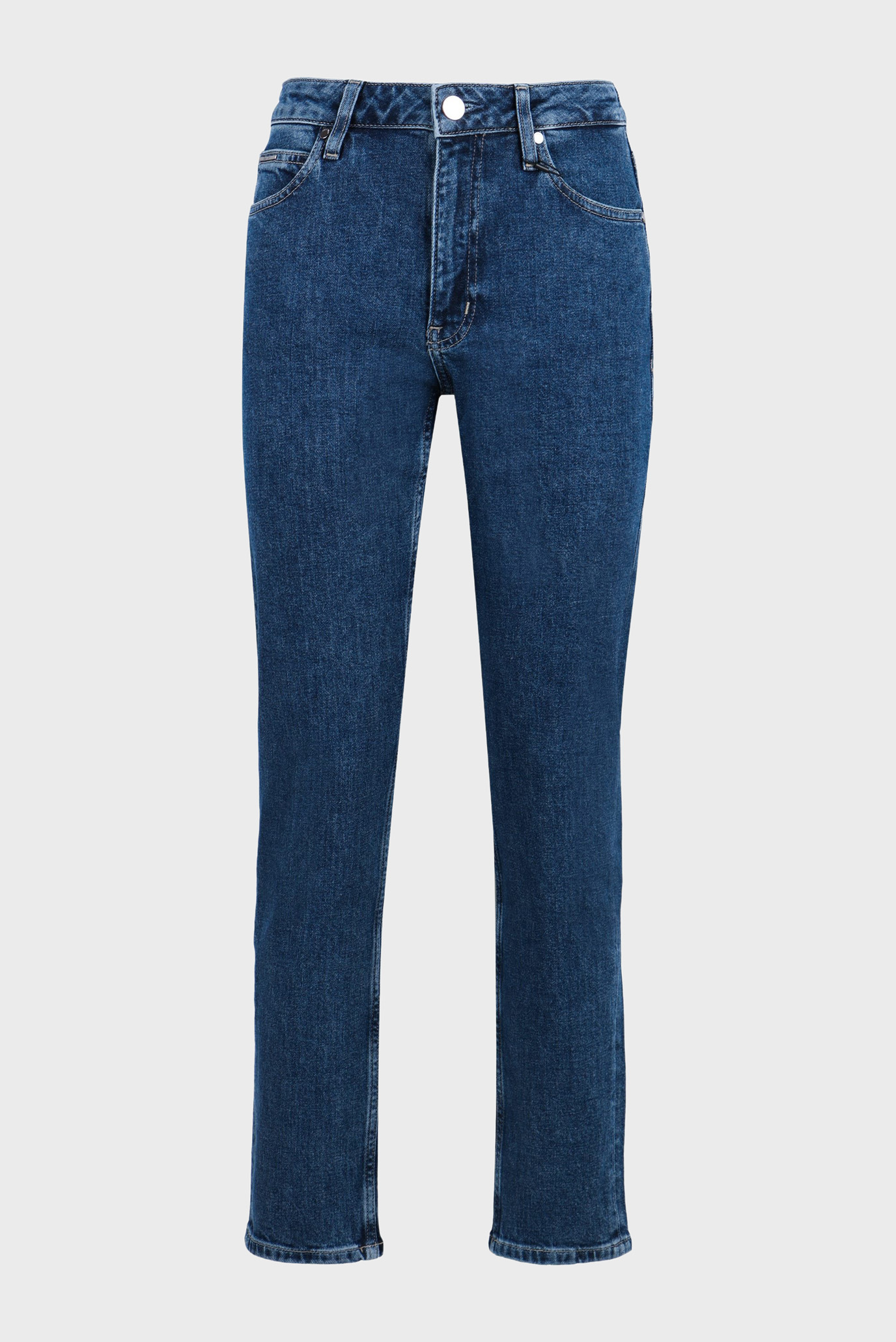 Женские темно-синие джинсы MID RISE SLIM 1