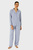 Женская серая пижама (рубашка, брюки) CRINKLED SATIN LONG