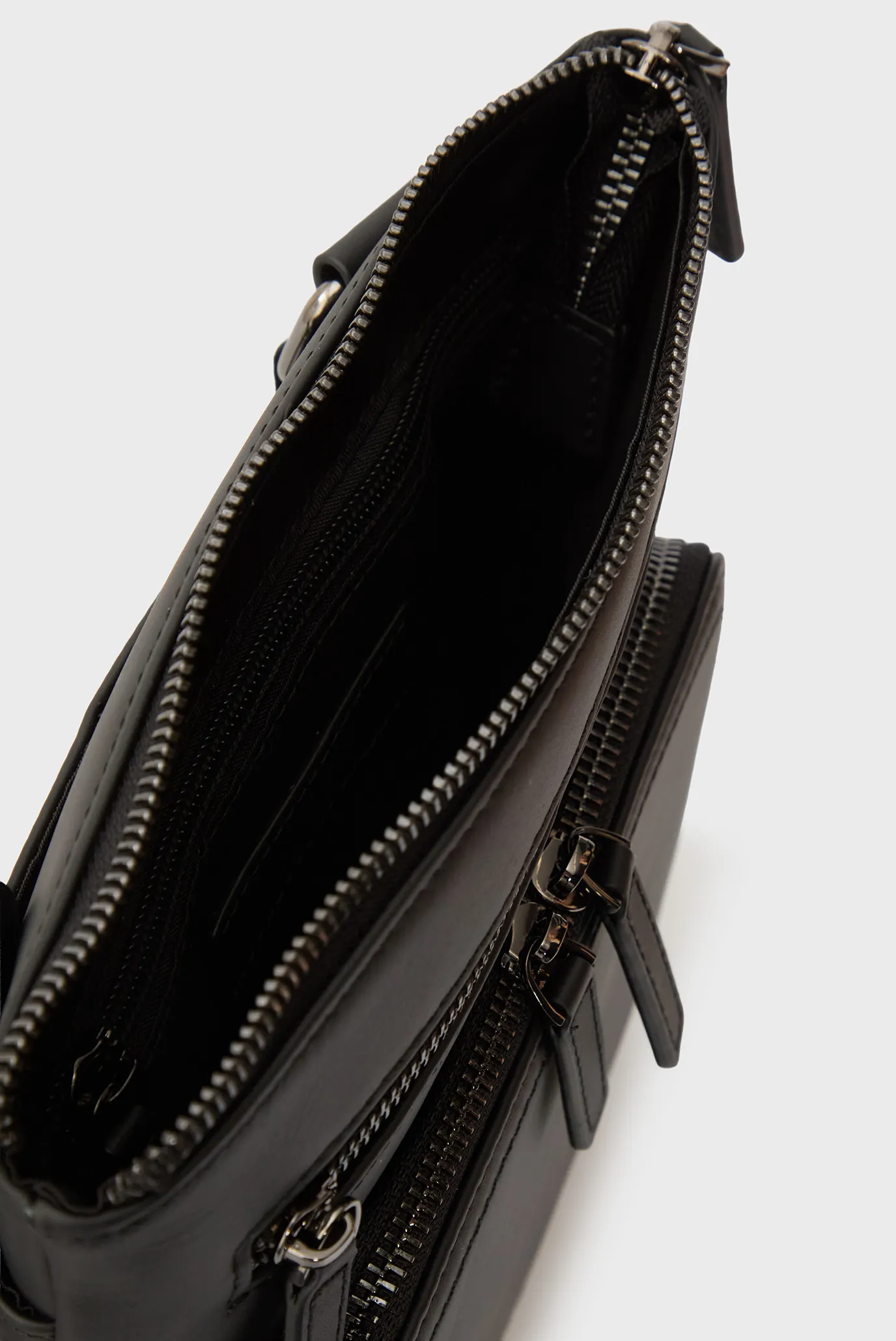 Чоловіча чорна шкіряна сумка RORY 2