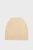Жіноча бежева шапка CABLE