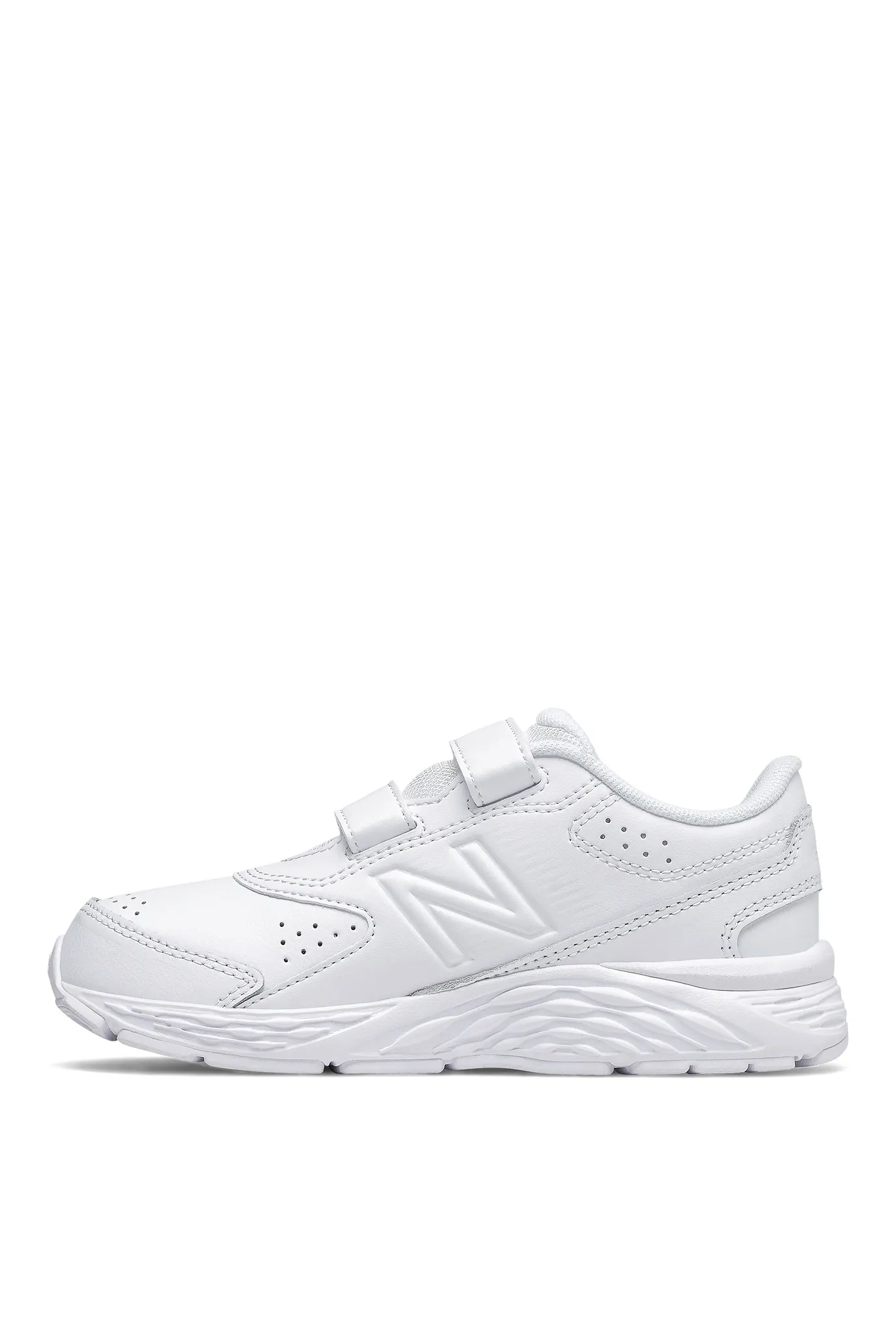 Детские белые кроссовки 680 New Balance YU680WW — MD-Fashion