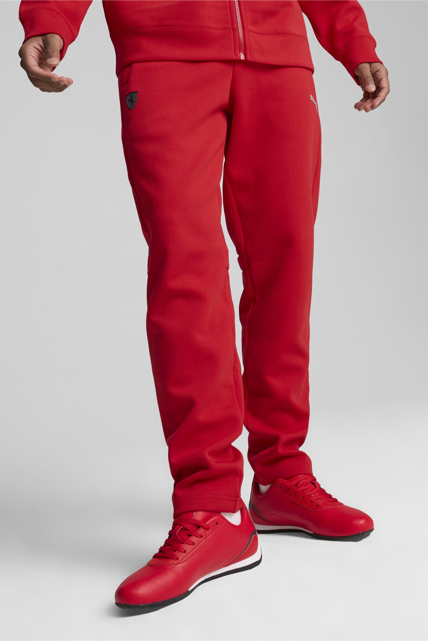 Чоловічі червоні спортивні штани Scuderia Ferrari Style MT7+ Pants Men 1