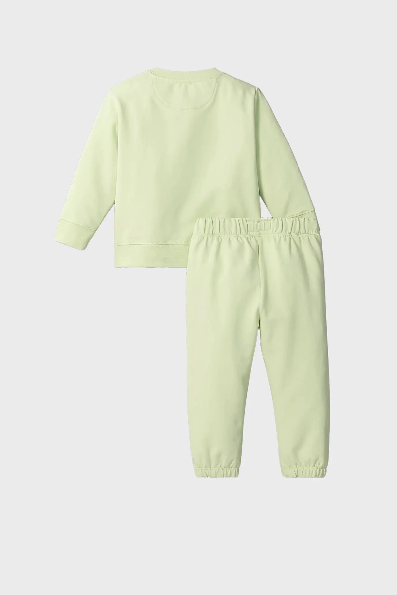 Детский салатовый комплект одежды (свитшот, брюки) MONOGRAM CN SWEATSHIRT SET 2
