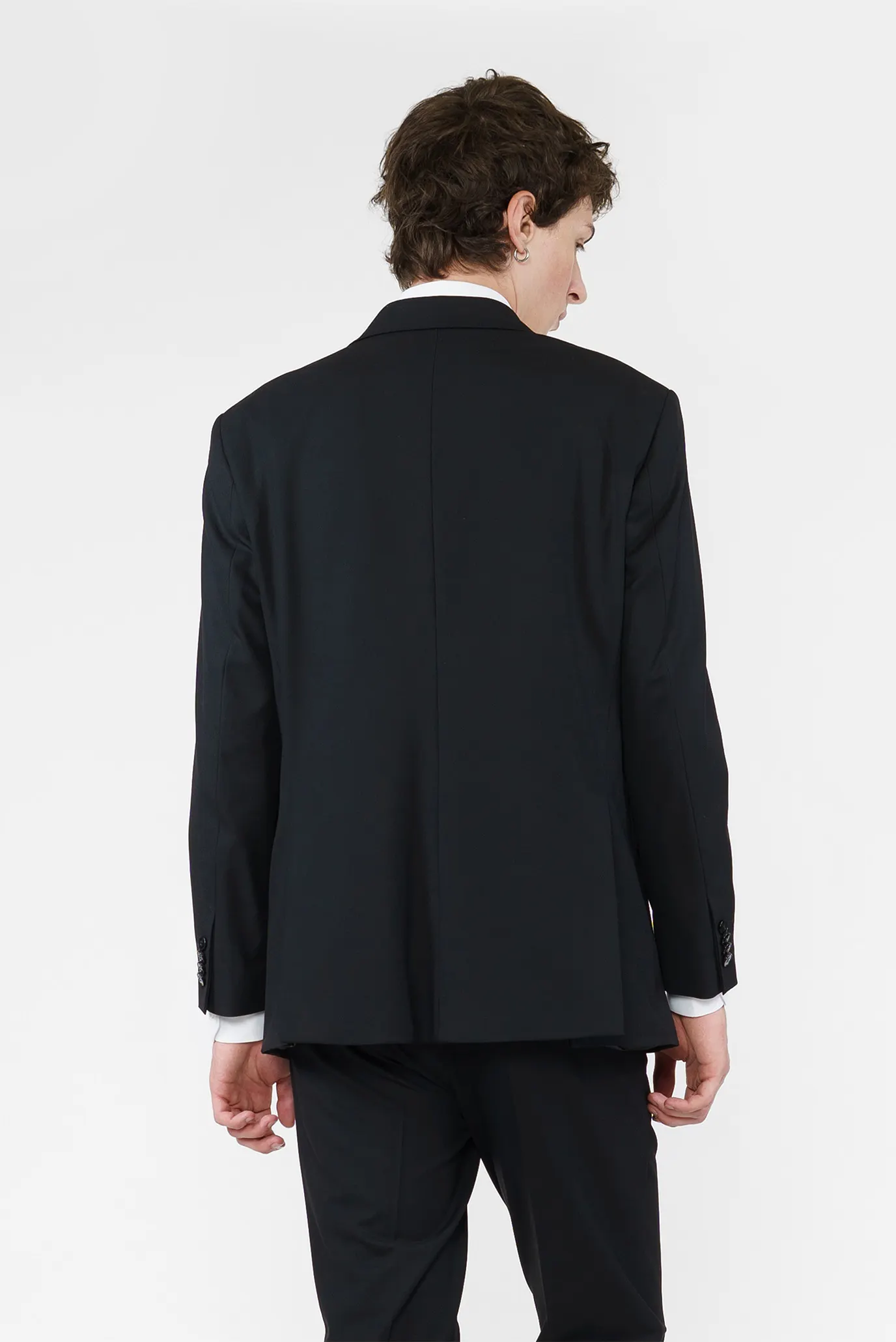 Чоловічий чорний піджак 4