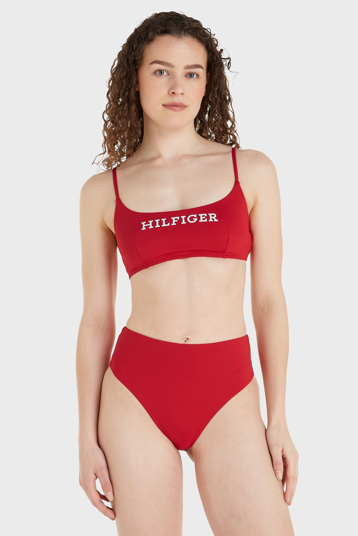 Женские красные трусики от купальника Красный L Tommy Hilfiger UW0UW05305 Женские красные трусики от купальника Красный L Tommy Hilfiger UW0UW05305