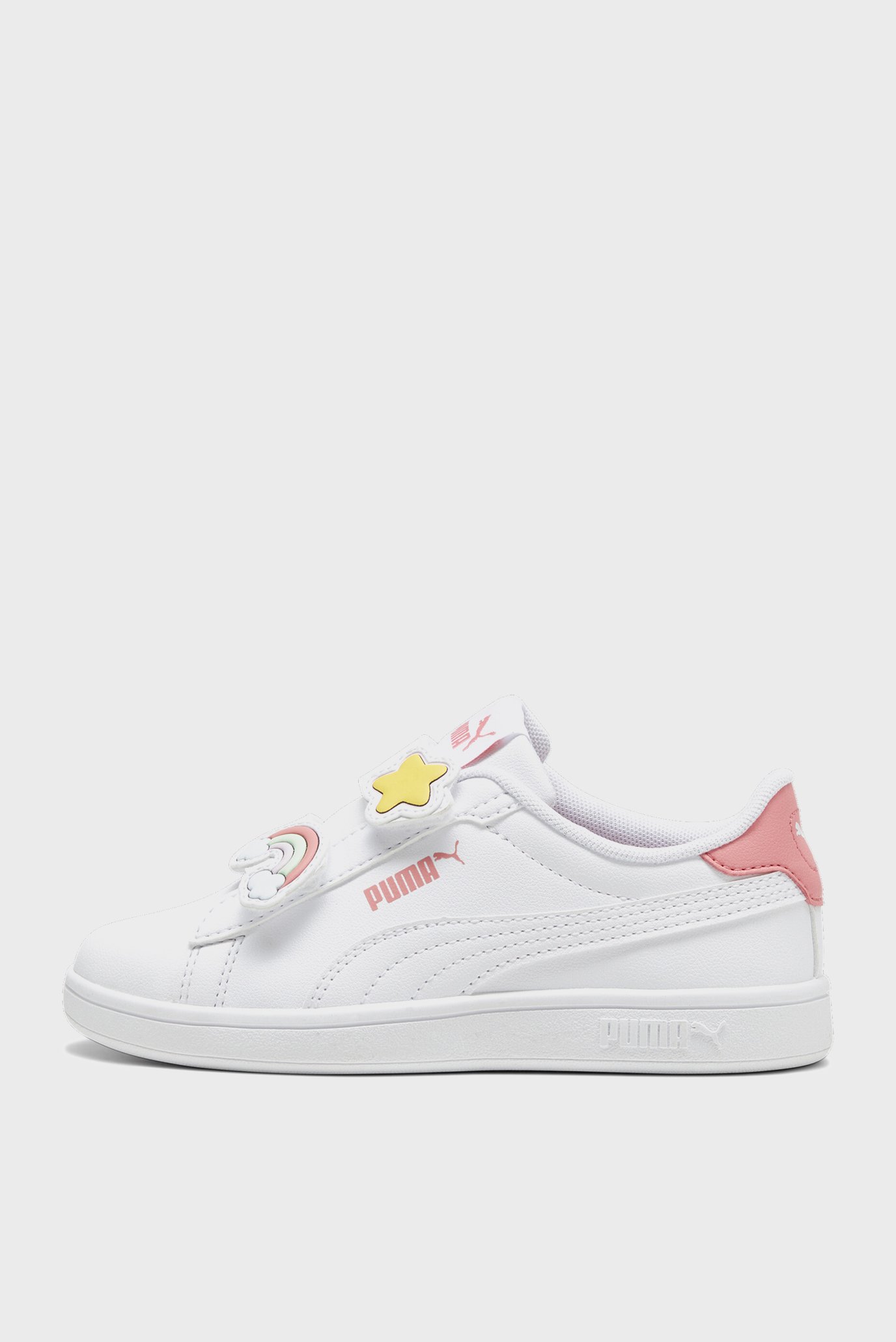 mrsga Дитячі білі кеди PUMA Smash 3.0 Badges Kids' Sneakers PUMA