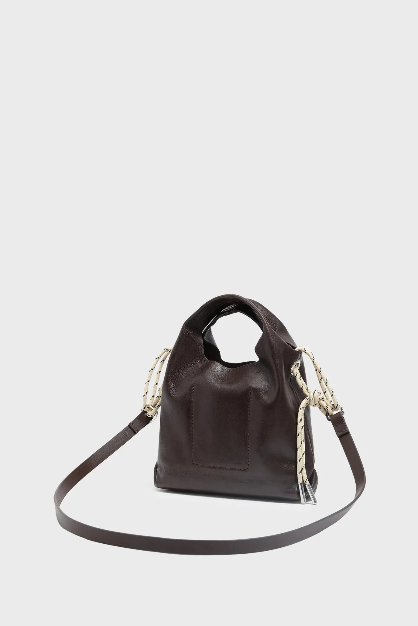 Женская коричневая кожаная сумка 3