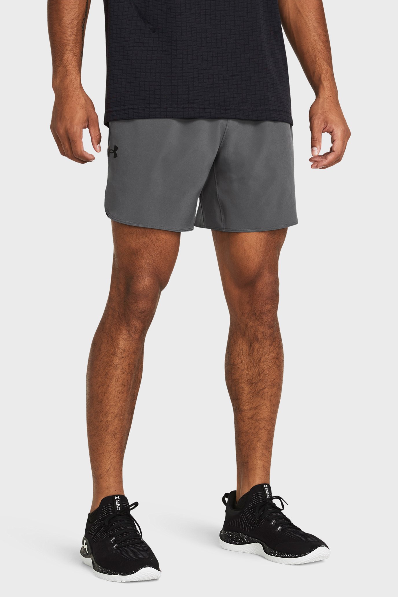 Чоловічі сірі шорти UA Peak Woven Shorts 1