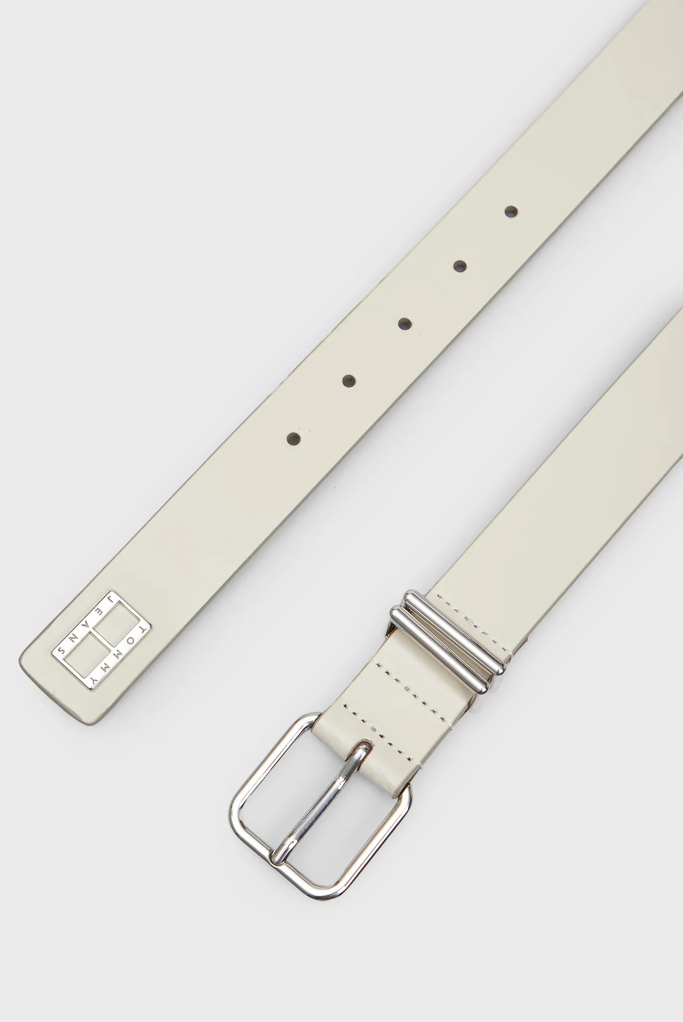 Жіночий білий шкіряний ремінь TJW HERITAGE 3.0 2