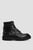 Мужские черные кожаные ботинки