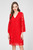 Женское красное кружевное платье MACRAME' LACE