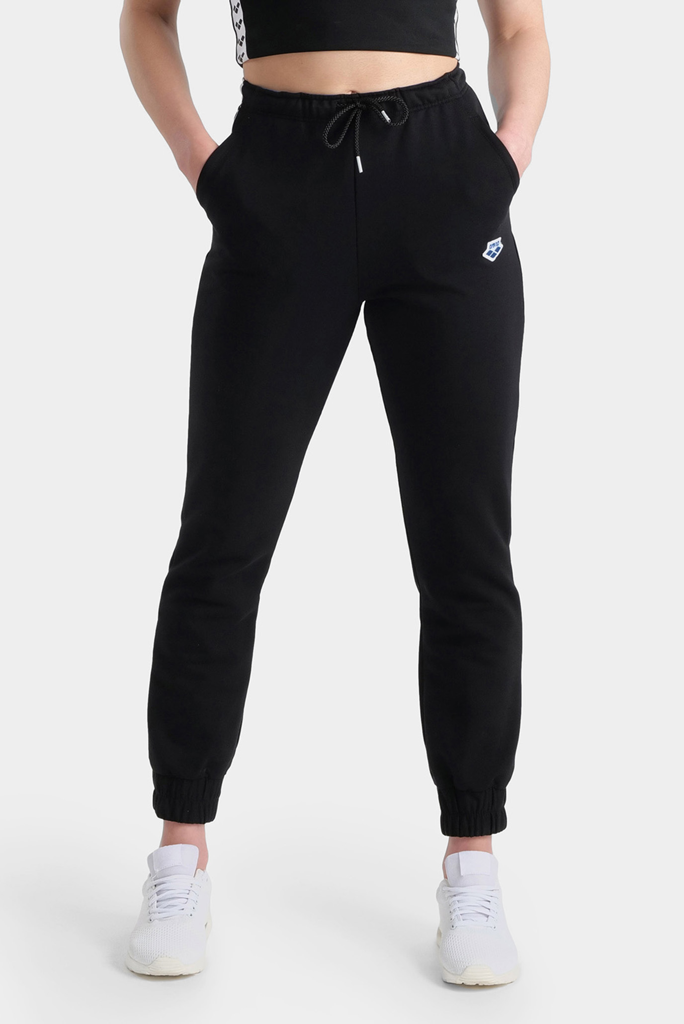 Женские черные спортивные брюки ICONS PANT FLEECE 1